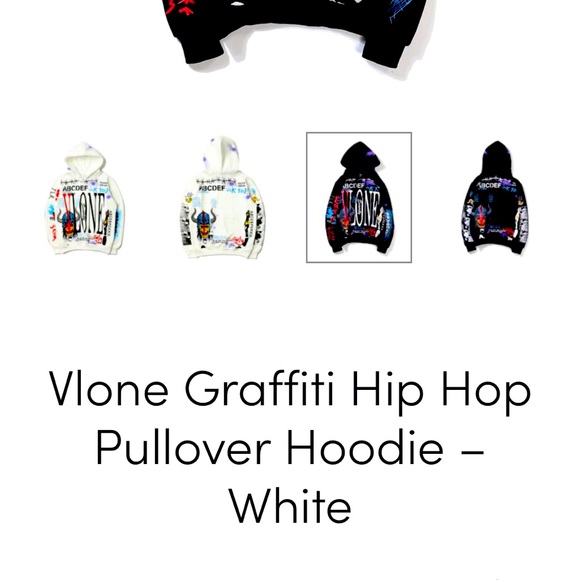 Vlone hoodie size large